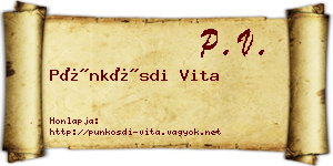 Pünkösdi Vita névjegykártya